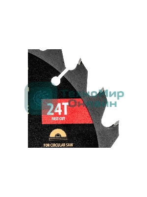Пильный диск по дереву Denzel ф200 х 30 мм, 24 зубьев