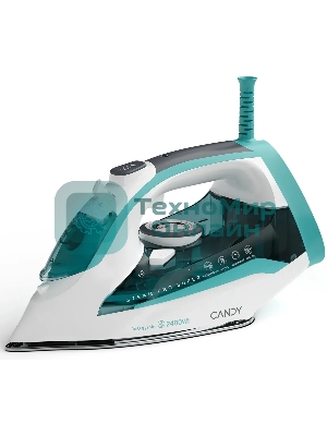 Утюг Candy CI-103 бирюзовый, 2400 Вт, 50 г/мин, 160 г/мин, 370 мл