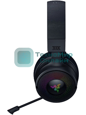 Гарнитура Razer Kraken V4 чёрный, беспроводная, bluetooth, до 70 ч, подсветка