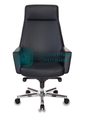 Кресло Бюрократ ANTONIO черный, кожа