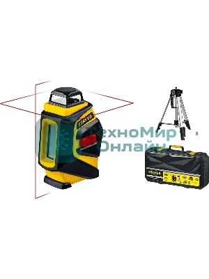 Нивелир STAYER SL360-2 лазерный, крест + 360°, штатив, кейс