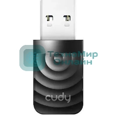 Сетевой адаптер Wi-Fi Cudy WU1300S AC1300 USB 3.0 (ант.внутр.) 1ант.