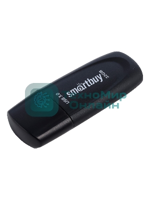 Флешка USB Smartbuy Scout Black (SB032GB3SCK), 32Gb, USB 3.0, R/W 100/40, черный