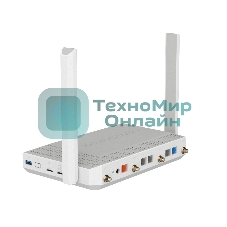 Мультигигабитный интернет-центр Netcraze Hero 5G (NC-4110) с модемом 5G, двумя слотами для SIM-карт, Mesh Wi-Fi 6 AX3000, Smart-коммутатором 1×2.5G и 4×1G, многофункциональными портами USB 3.0 и 2.0