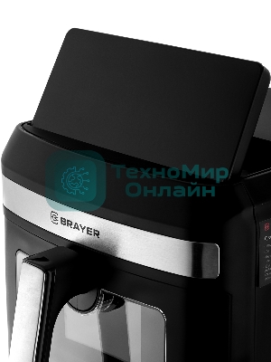 Аэрогриль BRAYER 2051BR черный, 2800 Вт, 13 л, сенсор, 10 программ