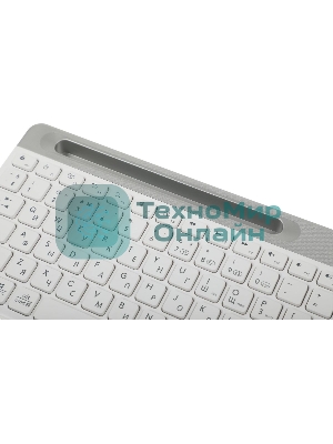 Комплект клавиатура+мышь A4Tech FStyler FB2535C беспроводной, USB + Bluetooth, 2000 DPI, белый