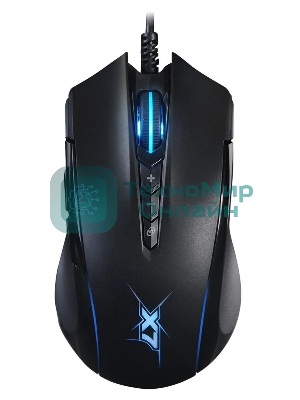 Мышь проводная A4Tech X89 черный, 2400 dpi, USB, кнопки - 8