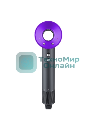 Фен Blackton Bt HD1818M серый/фиолетовый, 1800 Вт, ионизация