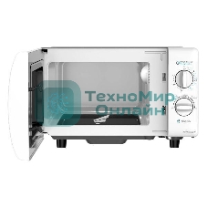 Микроволновая печь FAVOUR FV FT 700 20W белый, 20 л, 700 Вт, переключатели - поворотный механизм