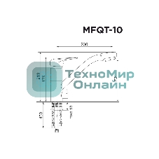 Кухонный смеситель Maunfeld MFQT-10BG бежевый