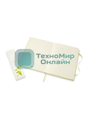 Блокнот Moleskine CLASSIC QP090C2 XLarge 190х250мм, 192 страниц, линейка, твердая обложка, лайм