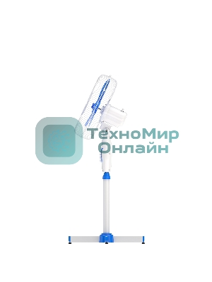 Вентилятор напольный Maxvi FS1645 white-blue