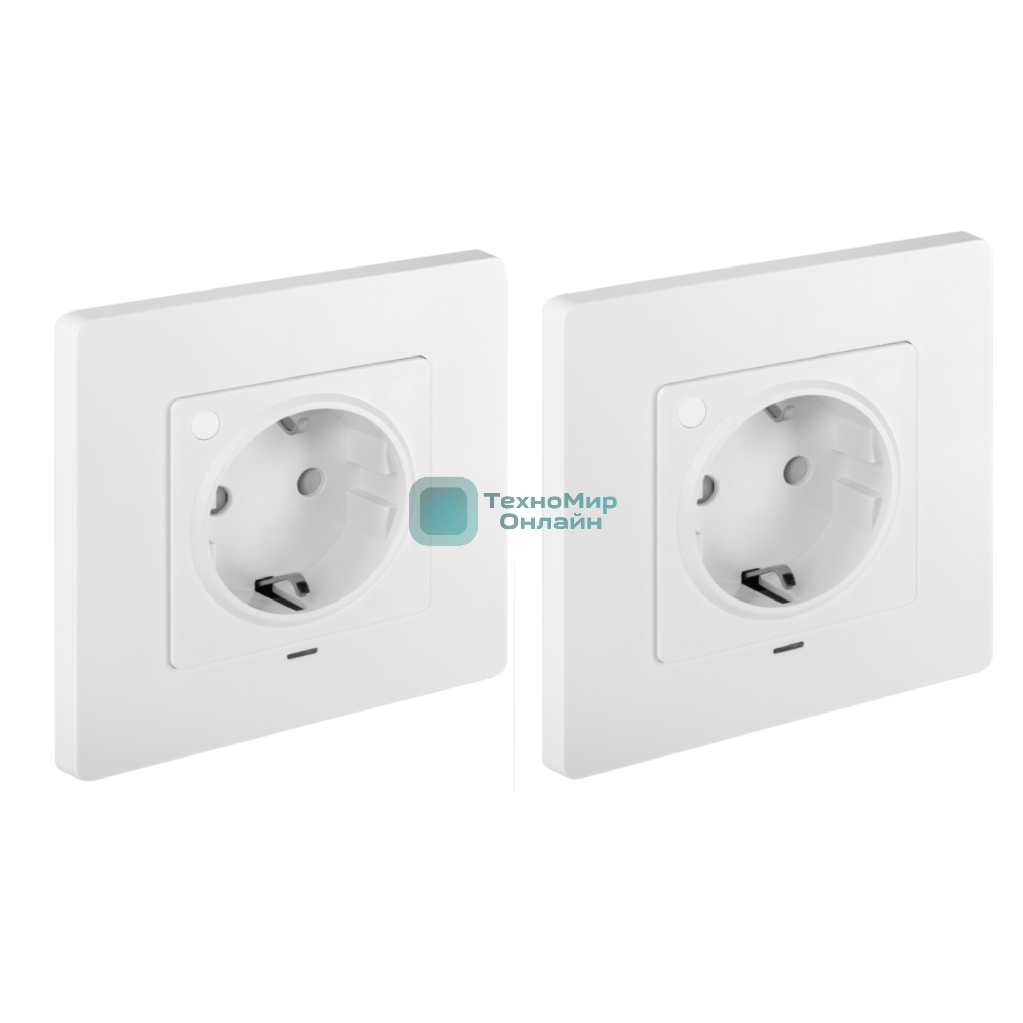 Комплект две умные встраиваемые розетки HOMMYN 2RKNWOZ01W