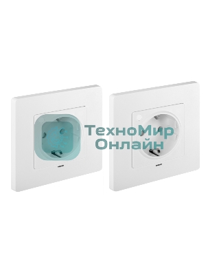 Комплект две умные встраиваемые розетки HOMMYN 2RKNWOZ01W