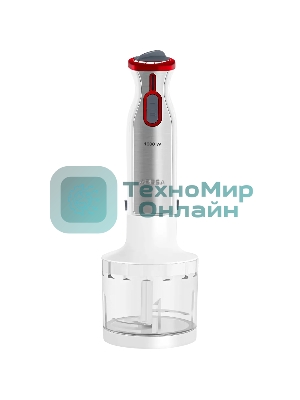 Блендер погружной Aresa AR-1107 серебристый, 1000 Вт, плавная регулировка