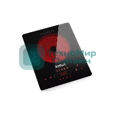 Плита настольная инфракрасная Kitfort КТ-153 черный/серебристый стеклокерамика