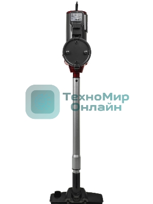 Пылесос вертикальный Centek CT-2561 красный/черный, питание от сети, 150 Вт, уборка сухая, пылесборник 0.5 л