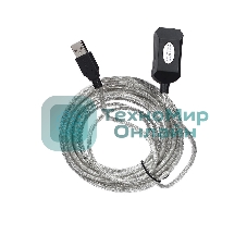 Кабель Aopen/QustКабель-адаптер USB2.0-repeater, удлинительный активный Am-->Af 5м (ACU823-5M) 6938510851314