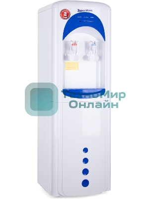 Кулер для воды Aqua Work 17LWR, верхняя загрузка, без нагрева, без охлаждения, белый/синий