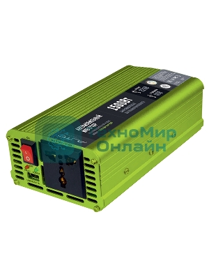 Автомобильный инвертор (преобразователь) 12В в 220В, Модель QUMO QAI-1154-1500 (AVCN-Q1500)