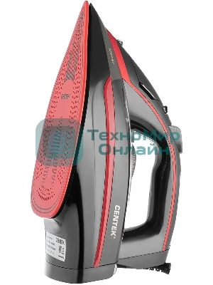 Утюг Centek CT-2311 черный/красный, 3200 Вт, 50 г/мин, 190 г/мин, 400 мл