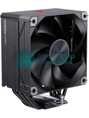 Устройство охлаждения(кулер) Bloody AC-12 Soc-AM5/AM4/1200/1700/1851 черный 4-pin 14-26dB Al+Cu 230W 582gr Ret (AC-12-230-BK)