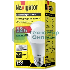 Лампа светодиодная Navigator NLL-A60-12-24/48-4K-E27