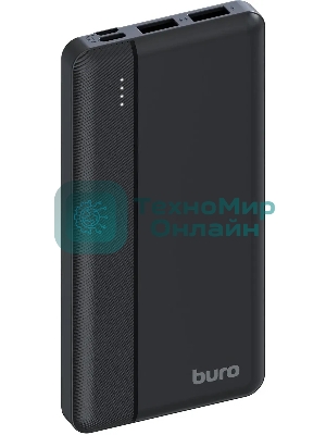Портативный аккумулятор Buro BP10A 10000mAh 10W 2A 2xUSB-A черный