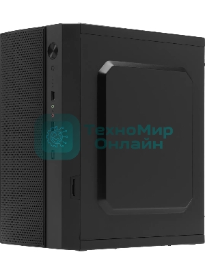 Компьютерный корпус Accord ENTRY ACC-242B черный без БП mATX 2xUSB 2.0 audio