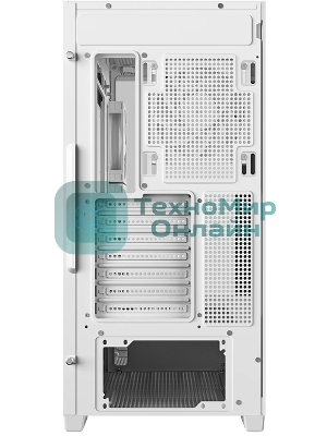 Компьютерный корпус Deepcool CG580 4F V2 WH без БП, боковое окно (панорама), 4x120мм ARGb PWM вентилятора, белый, ATX (R-CG580-WHADA4-G-2)