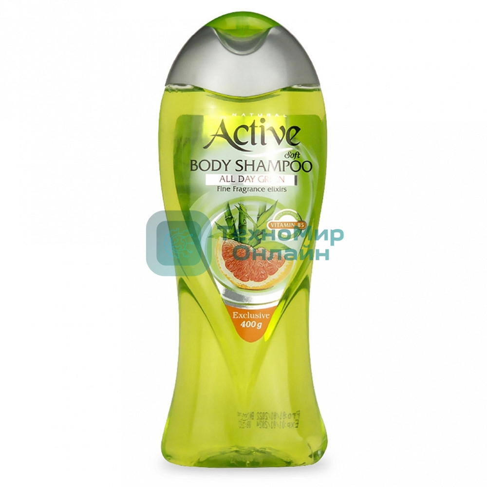 Гель для душа Active с витамином B5 Экстракт грейпфрута NATURAL, 400 мл (512302002)