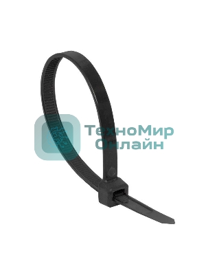 Хомут кабельный 3.6х250 нейл. черный (уп. 100 шт) EKF plc-cb-3.6x250