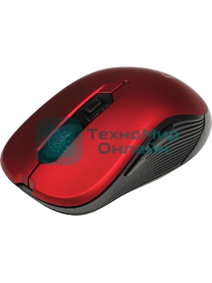 Мышь беспроводная Defender Gassa MM-105 красный, 1600 dpi, радиоканал, USB, кнопки - 6