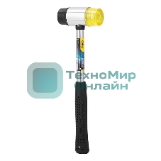 Рихтовочный молоток Deli DL5340 Длина 315 мм, боек резина+пластик (содержит железный песок, не отскакивает при ударе), рукоятка сталь с резиновым покрытием