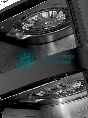 Аэрогриль BRAYER 2051BR черный, 2800 Вт, 13 л, сенсор, 10 программ