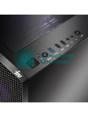 Компьютер IRU Tactio 510B7GP TWR i7 14700F (2.1) 32Gb SSD 1Tb RTX 5070Ti 16Gb FreeDOS GbitEth 750W черный (RUS) (2146246)