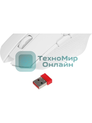 Мышь беспроводная Defender Glory GM-514 белый, 3200 dpi, радиоканал, USB, кнопки - 7