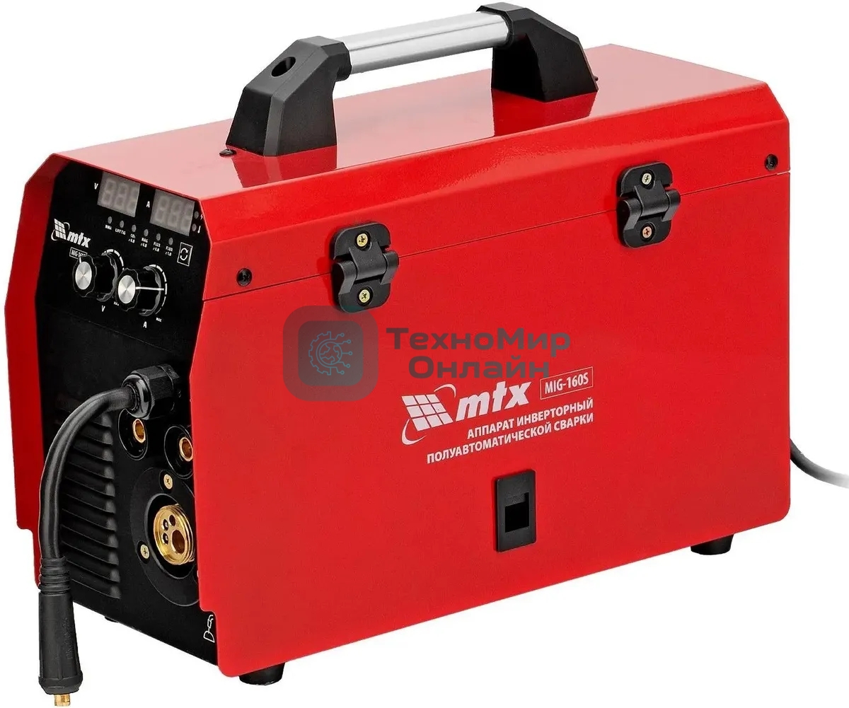 Аппарат инвертор. полуавтомат. cварки MTX MIG-160S, 160A, ПВ 60%, катушка 5 кг