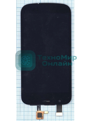 Дисплей для Nokia 1, черный