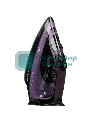 Утюг Braun TexStyle 9 SI9661VI фиолетовый/черный, 3100 Вт, 60 г/мин, 250 г/мин, 330 мл