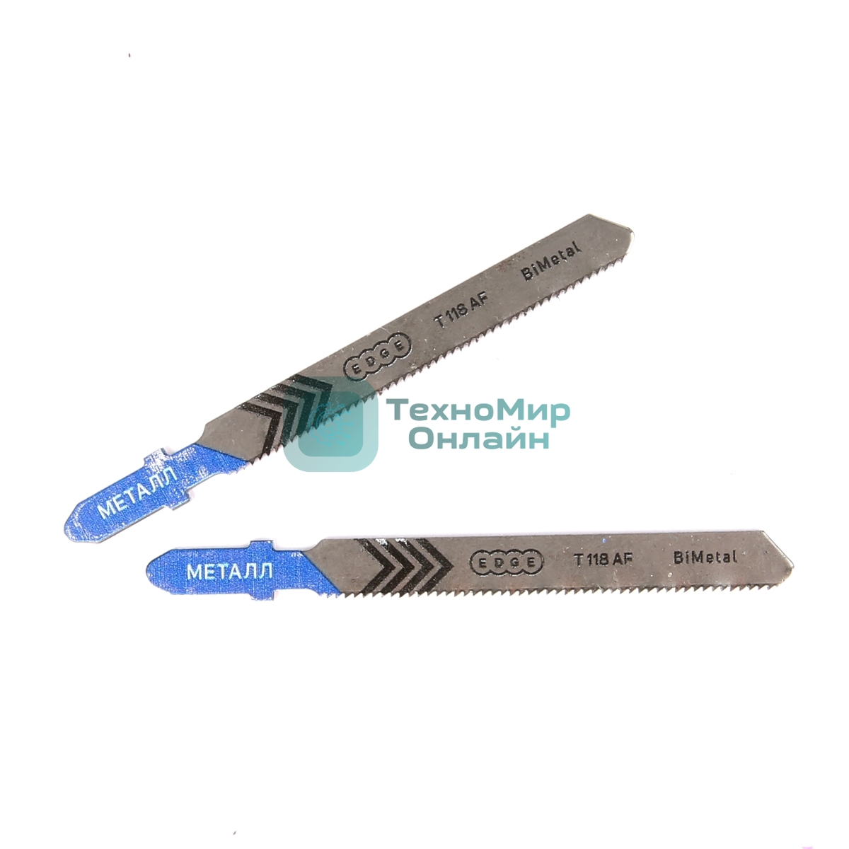 Пилка для лобзика EDGE by PATRIOT T118AF по металлу, 2шт в блистере