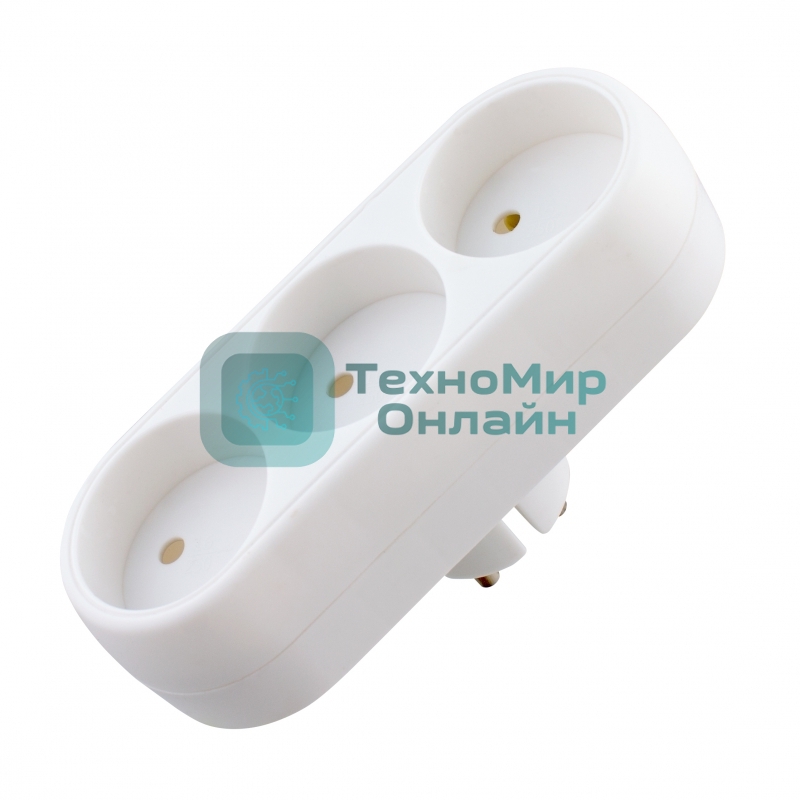 Сетевой адаптер СТАРТ SA1/3-L, 3 розетки, до 10А, IP20, белый