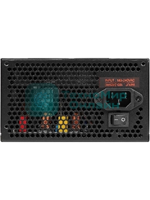 Блок питания Digma DPSU-500W-WH RTL, 500Вт, 80 PLUS белый, 120мм, черный