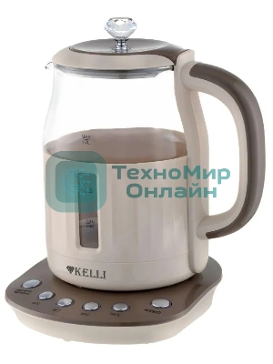Чайник электрический Kelli KL-1373 кофейный