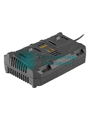 Устройство зарядное для аккумуляторов двухпортовое Denzel BCH-20-4.0x2, Li-Ion, 20 В, 4.0 А