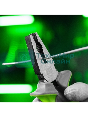 Плоскогубцы Сибртех комбинированные, 200 мм, фосфатирование, трехкомпонентные рукоятки