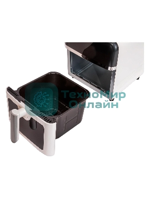 Аэрогриль Pioneer SM516D черный, 1850 Вт, 8 л, сенсор, 10 программ