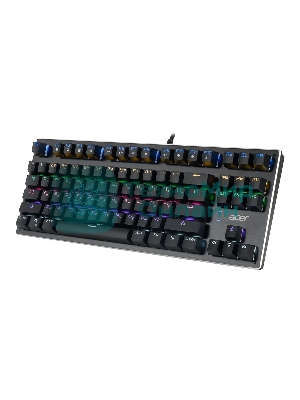 Клавиатура Acer OKW126 проводная, USB Type-A, чёрный