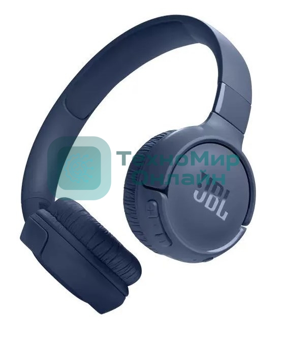 Беспроводные наушники JBL Tune 520BT синий, накладные, Bluetooth, быстрая зарядка