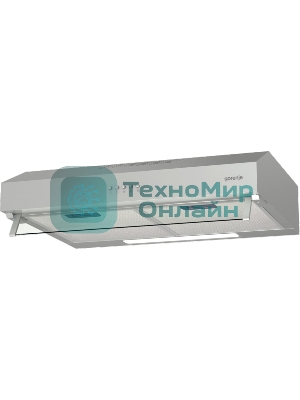 Вытяжка подвесная Gorenje WHU629EX/M нержавеющая сталь, 60 см, 249 м³/ч, 67 дБ